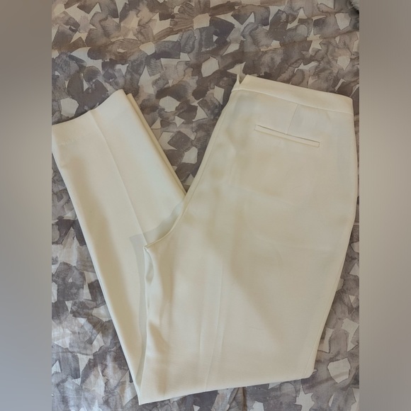 BCBG MAXAZRIA OFFWHITE POLYESTER PANTS - Picture 2 of 5